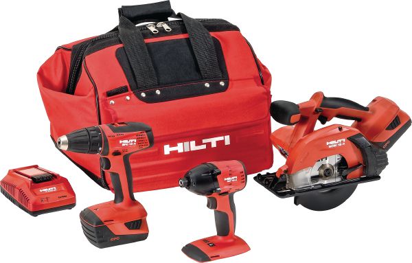 Three-tool cordless combos