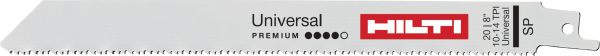 Multipurpose reciprocating saw blades (heavy-duty)