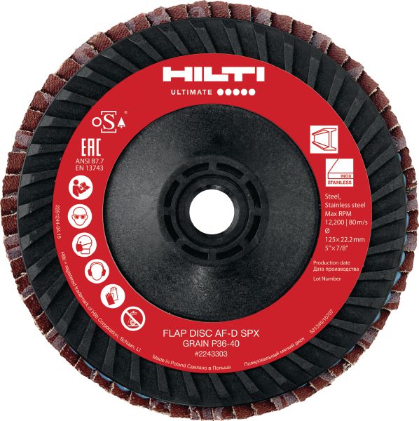 AF-D FT PL SPX Threaded flap disc