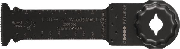 Multitool universal plunge cut blade